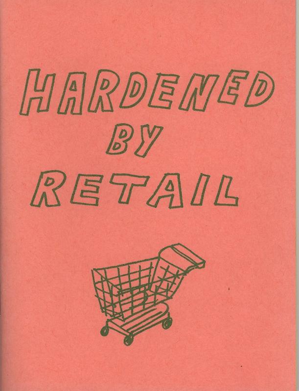 doodled shopping cart under the title, on a pink background.